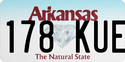 AR license plate 178KUE