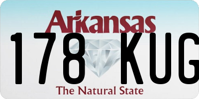 AR license plate 178KUG