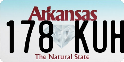 AR license plate 178KUH