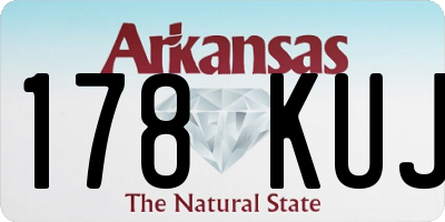 AR license plate 178KUJ
