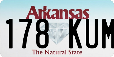 AR license plate 178KUM
