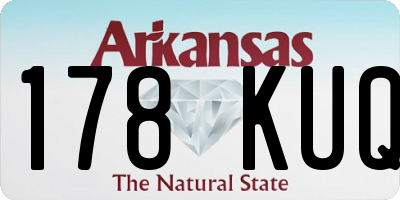 AR license plate 178KUQ