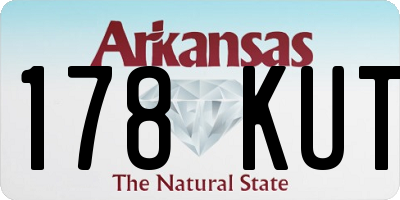 AR license plate 178KUT