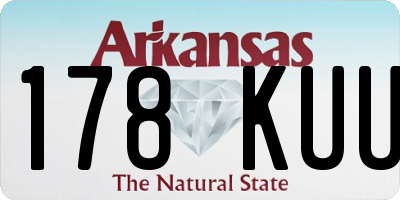 AR license plate 178KUU