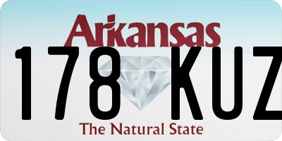 AR license plate 178KUZ