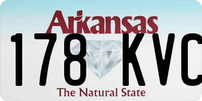 AR license plate 178KVC