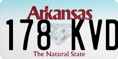 AR license plate 178KVD
