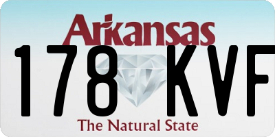 AR license plate 178KVF
