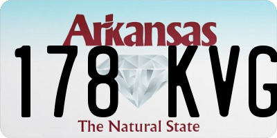 AR license plate 178KVG