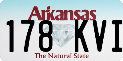 AR license plate 178KVI