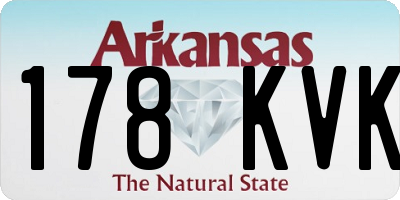 AR license plate 178KVK