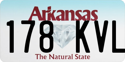 AR license plate 178KVL