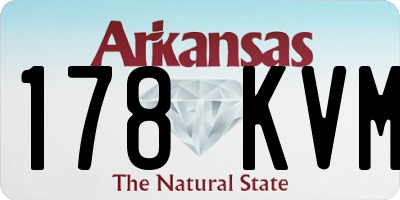 AR license plate 178KVM