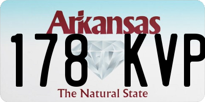 AR license plate 178KVP