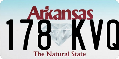 AR license plate 178KVQ