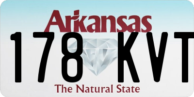 AR license plate 178KVT