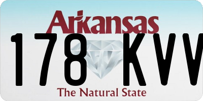 AR license plate 178KVV