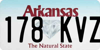 AR license plate 178KVZ
