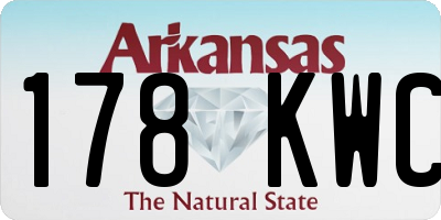 AR license plate 178KWC