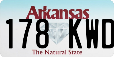 AR license plate 178KWD