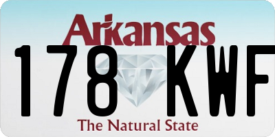 AR license plate 178KWF