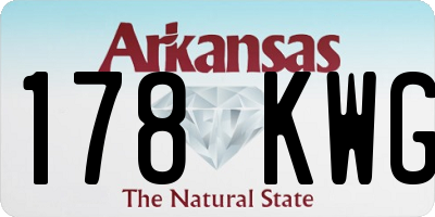 AR license plate 178KWG