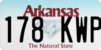 AR license plate 178KWP