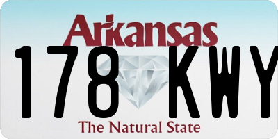AR license plate 178KWY