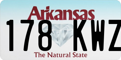 AR license plate 178KWZ