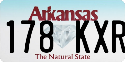 AR license plate 178KXR