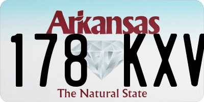 AR license plate 178KXV