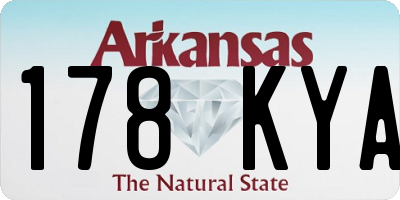 AR license plate 178KYA