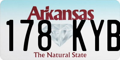 AR license plate 178KYB