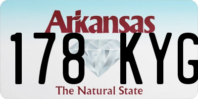 AR license plate 178KYG