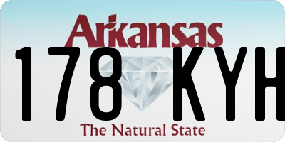 AR license plate 178KYH