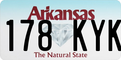 AR license plate 178KYK