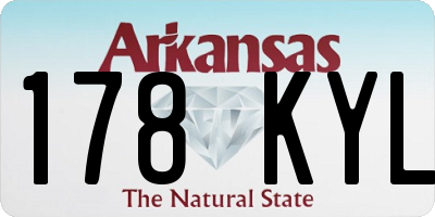AR license plate 178KYL
