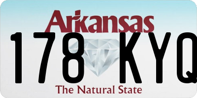 AR license plate 178KYQ