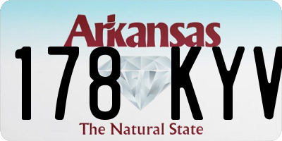 AR license plate 178KYV