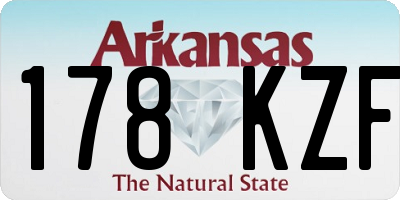 AR license plate 178KZF