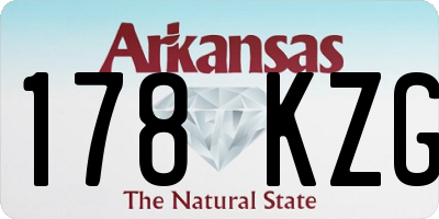 AR license plate 178KZG