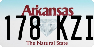 AR license plate 178KZI