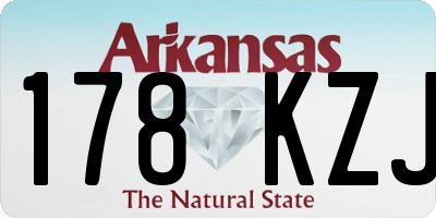 AR license plate 178KZJ