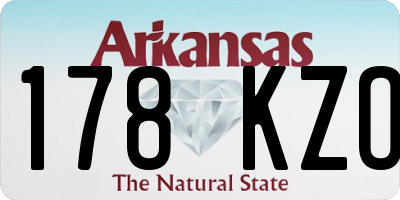 AR license plate 178KZO