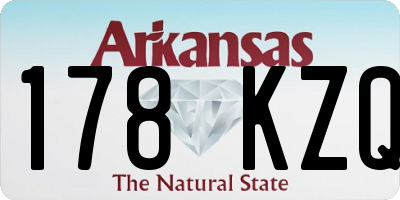 AR license plate 178KZQ