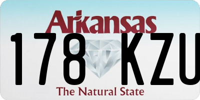 AR license plate 178KZU