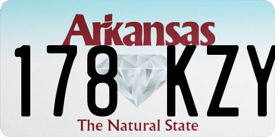 AR license plate 178KZY