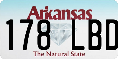 AR license plate 178LBD