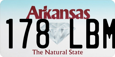 AR license plate 178LBM