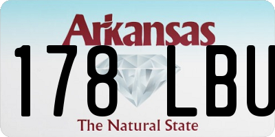 AR license plate 178LBU
